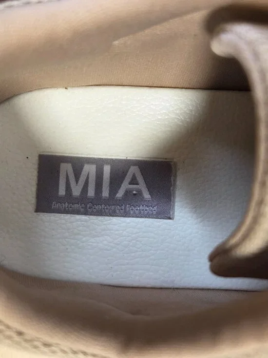 MIA Caddy Sand & White Lace Up Fashion Sneakers Women US 8.5M - Picture 13 of 14